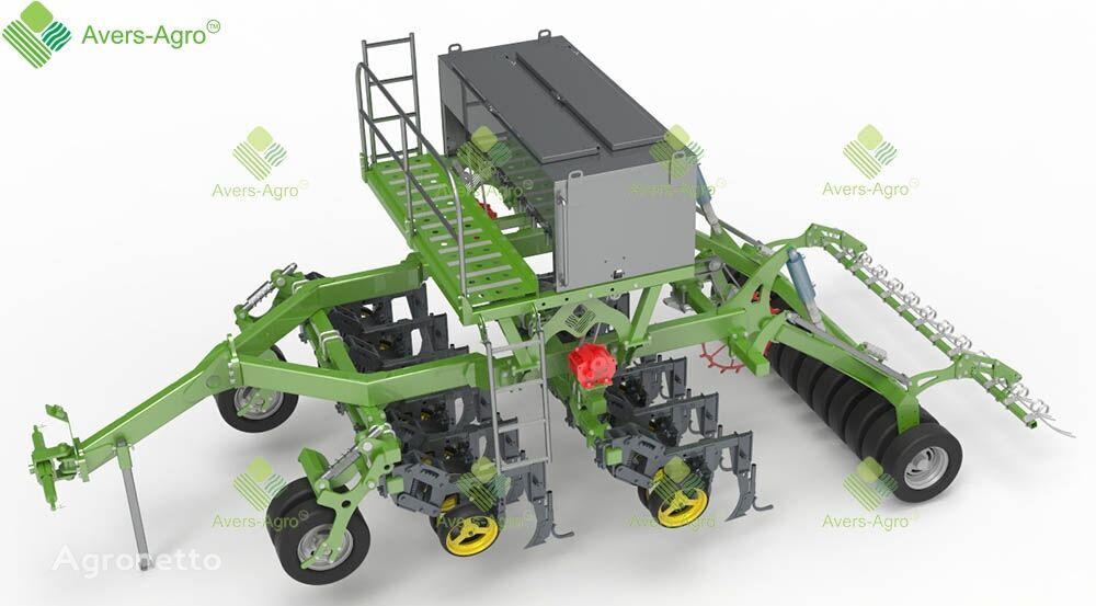 jauns Avers-Agro Seeder disc-anchor Green Plains TSM PRO 2.5 mehāniskā sējmašīna