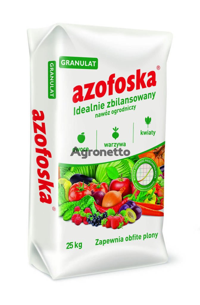 новое комплексное удобрение Azofoska Granulowana 25 Kg