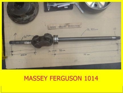pusass paredzēts Massey Ferguson 1014 riteņtraktora
