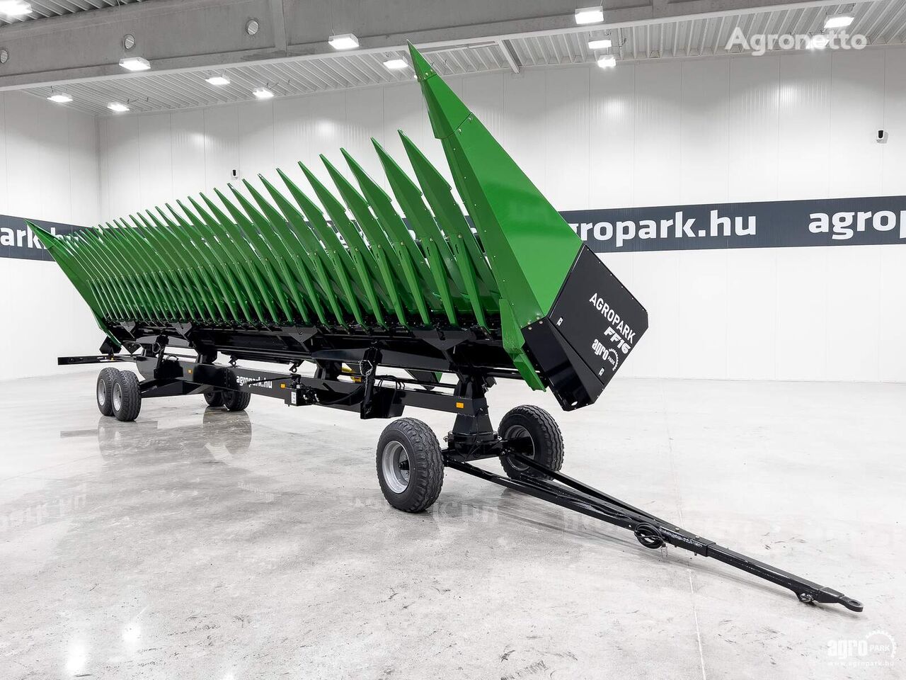 jauna AGROPARK FF16 saulespuķu pļaujmašīna