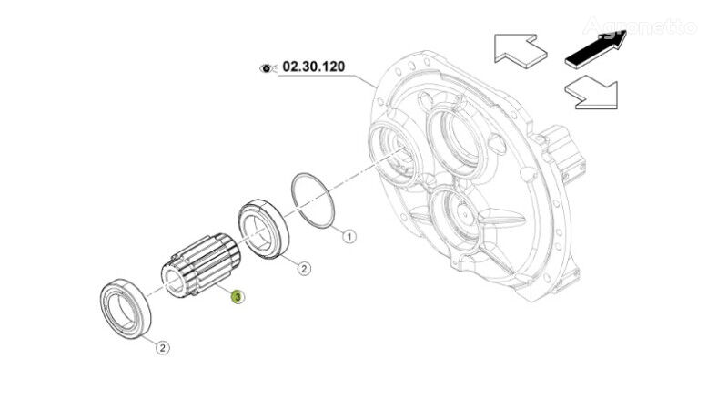 КПП Claas Arion 630 6005033069